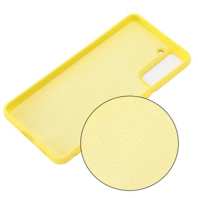 Samsung Galaxy S21+ (G996B) Shell kieto silikono TPU geltonas dėklas - nugarėlė | Priedai.lt