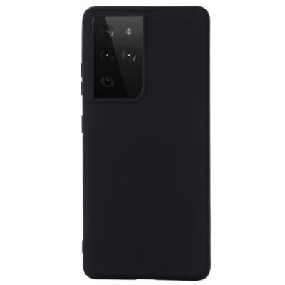 Samsung Galaxy S21 Ultra (G998B) Shell kieto silikono TPU juodas dėklas - nugarėlė | Priedai.lt