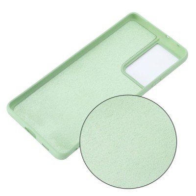 Samsung Galaxy S21 Ultra (G998B) Shell kieto silikono TPU žalias dėklas - nugarėlė | Priedai.lt
