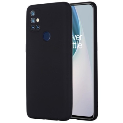 OnePlus Nord N10 5G Shell kieto silikono TPU juodas dėklas - nugarėlė | Priedai.lt