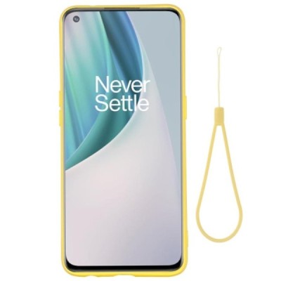 OnePlus Nord N10 5G Shell kieto silikono TPU geltonas dėklas - nugarėlė | Priedai.lt