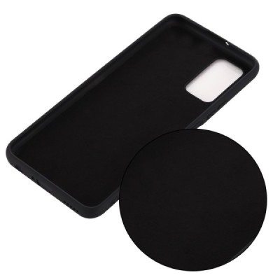 Xiaomi Mi 10T (Mi 10T Pro) Shell kieto silikono TPU juodas dėklas - nugarėlė | Priedai.lt