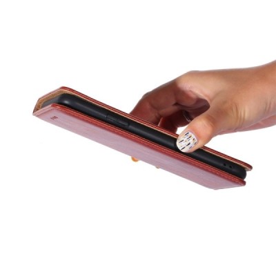 Solidus Samsung Galaxy S21+ (G996B) rudas odinis atverčiamas dėklas | Priedai.lt