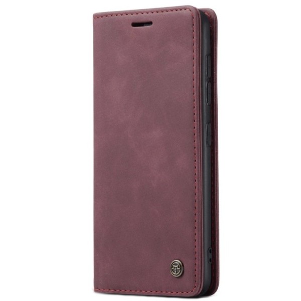 „CaseMe“ Retro Tugev tahke kaaned - burgundi (Galaxy S21+)