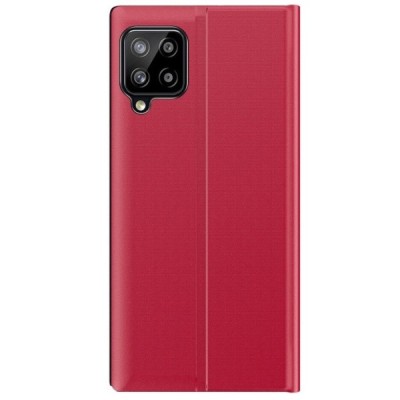 Samsung Galaxy A42 5G View Line raudonas atverčiamas dėklas - knygutė | Priedai.lt