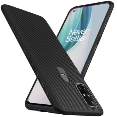 OnePlus Nord N10 5G kieto silikono TPU juodas dėklas - nugarėlė | Priedai.lt