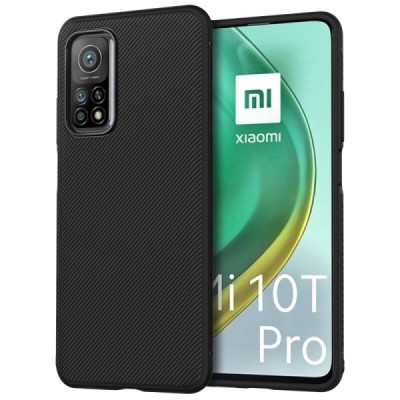 Xiaomi Mi 10T (Mi 10T Pro) kieto silikono TPU juodas dėklas - nugarėlė | Priedai.lt