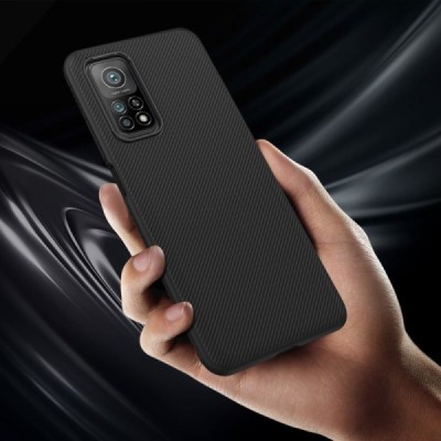 Xiaomi Mi 10T (Mi 10T Pro) kieto silikono TPU juodas dėklas - nugarėlė | Priedai.lt