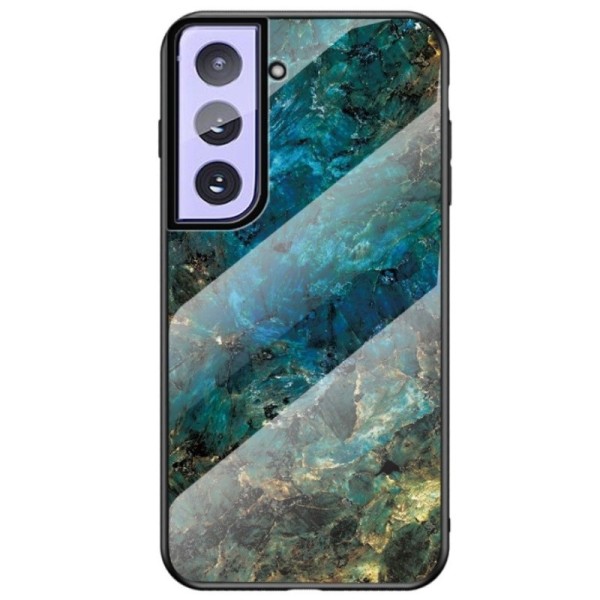 „Marble“ Kõva silikoon (TPU) kaaned - sinine (Galaxy S21)