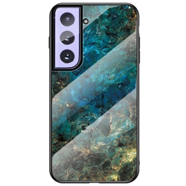 „Marble“ Kõva silikoon (TPU) kaaned - sinine (Galaxy S21+)