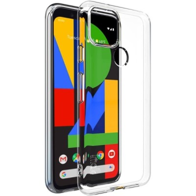 Google Pixel 5 „Imak“ kieto silikono TPU skaidrus dėklas - nugarėlė | Priedai.lt