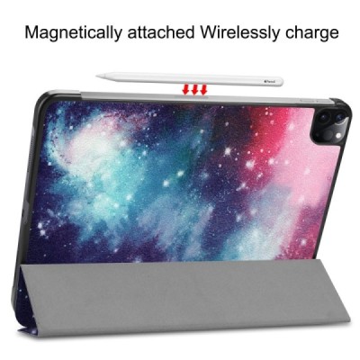Apple iPad Pro 11 (2021 / 2020 / 2018) atverčiamas spalvotas „Cosmo“ dėklas - knygutė | Priedai.lt