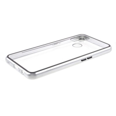 OnePlus Nord N10 5G Frame läbipaistev (läbipaistev) magnetiline topeltplastist korpus | Priedai.lt