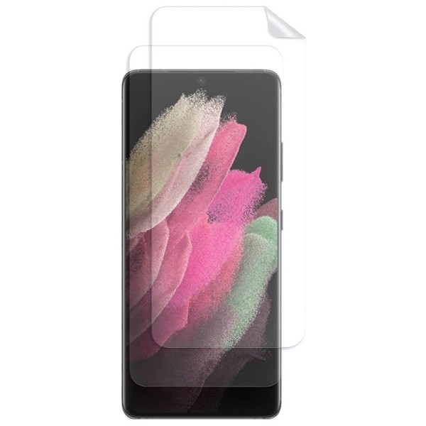 „ISME“ ekraani kaitsekile (täielik katvus) - läbipaistev (Galaxy S21+)