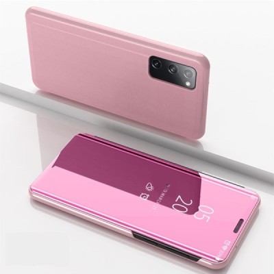 Samsung Galaxy S20 FE (Fan Edition) plastikinis atverčiamas rožinis dėklas | Priedai.lt