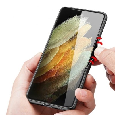 Samsung Galaxy S21 Ultra (G998B) „Dux Ducis“ Fino juodas dėklas - nugarėlė | Priedai.lt