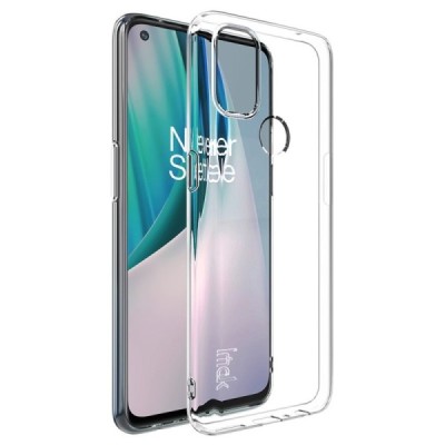 OnePlus Nord N10 5G „Imak“ kieto silikono TPU skaidrus dėklas - nugarėlė | Priedai.lt