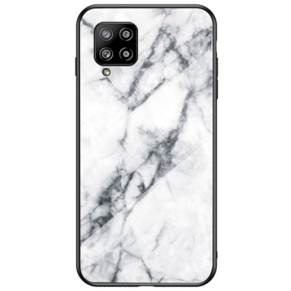 „Marble“ Kõva silikoon (TPU) kaaned - valge (Galaxy A42 5G)