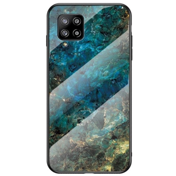 „Marble“ Kõva silikoon (TPU) kaaned - sinine (Galaxy A42 5G)