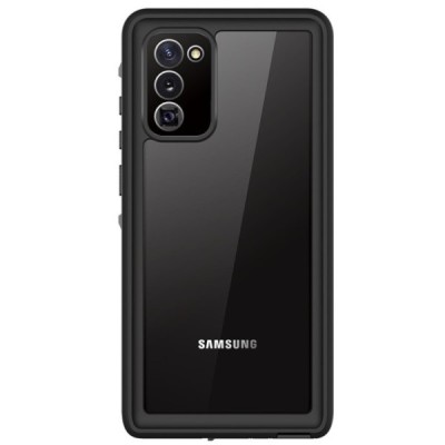 Samsung Galaxy Note 20 (N980F) „Redpepper“ Waterproof  juodas sustiprintos apsaugos dėklas | Priedai.lt