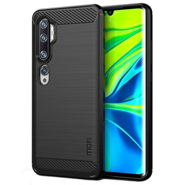 „Mofi“ Kõva silikoon (TPU) kaaned - must (Mi Note 10 / 10 Pro)