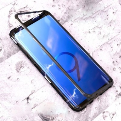 Samsung Galaxy S8 (G950) Frame skaidrus (permatomas) magnetinis plastikinis dėklas | Priedai.lt