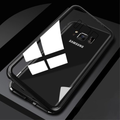 Samsung Galaxy S8 (G950) Frame skaidrus (permatomas) magnetinis plastikinis dėklas | Priedai.lt