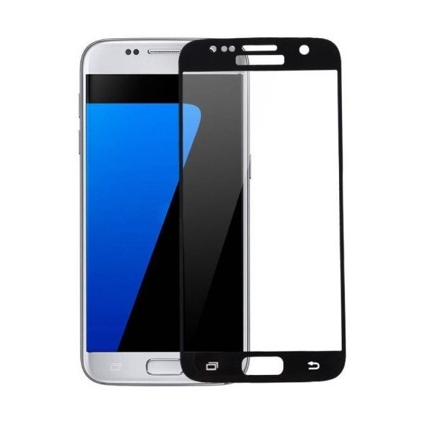 „Hat-Prince“ Tempered Glass kaitsev ekraaniklaas 0.26 mm - must (Galaxy S7)