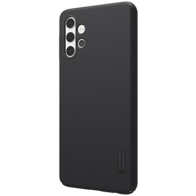 Samsung Galaxy A32 5G „Nillkin“ Frosted Shield juodas plastikinis dėklas, nugarėlė | Priedai.lt