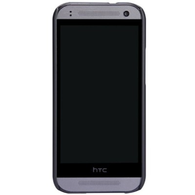 Nillkin Frosted Shield HTC One Mini 2 (HTC One M8 mini) plastikinis juodas dėklas - nugarėlė su ekrano plėvele / Priedai.lt