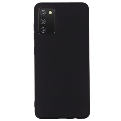 Samsung Galaxy M02s Shell kieto silikono TPU juodas dėklas - nugarėlė | Priedai.lt