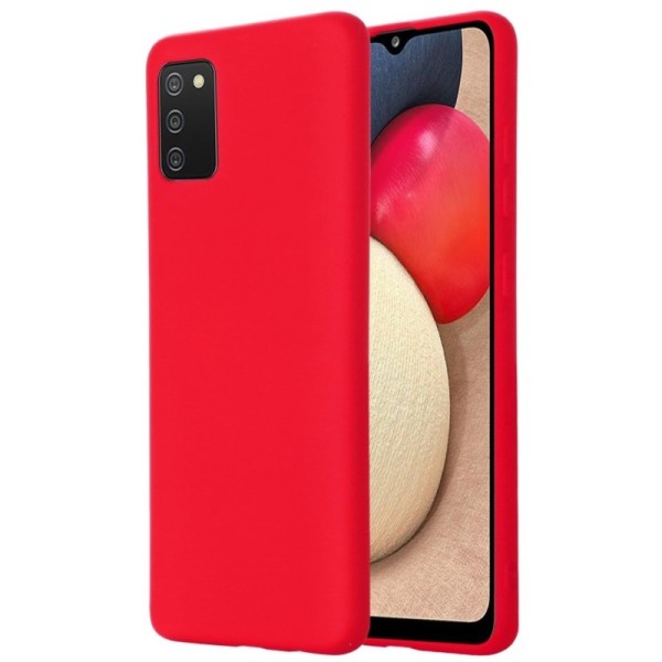 „Shell“ Kõva silikoon (TPU) kaaned - punane (Galaxy M02s)