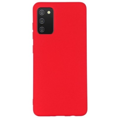 Samsung Galaxy M02s Shell kieto silikono TPU raudonas dėklas - nugarėlė | Priedai.lt