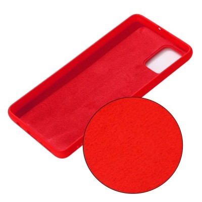 Samsung Galaxy M02s Shell kieto silikono TPU raudonas dėklas - nugarėlė | Priedai.lt