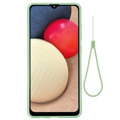 Samsung Galaxy M02s Shell kieto silikono TPU žalias dėklas - nugarėlė | Priedai.lt