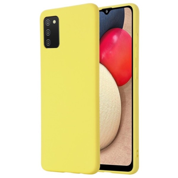 „Shell“ Kõva silikoon (TPU) kaaned - kollane (Galaxy M02s)