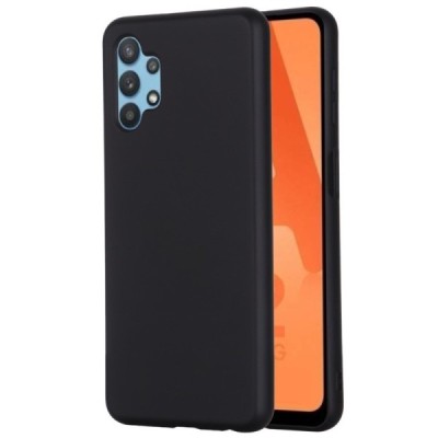 Samsung Galaxy A32 5G Shell kieto silikono TPU juodas dėklas - nugarėlė | Priedai.lt