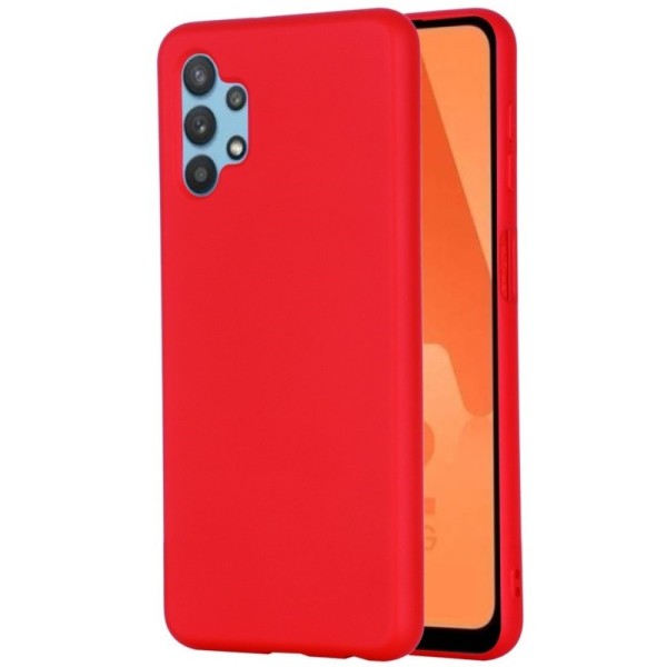 „Shell“ Kõva silikoon (TPU) kaaned - punane (Galaxy A32 5G)
