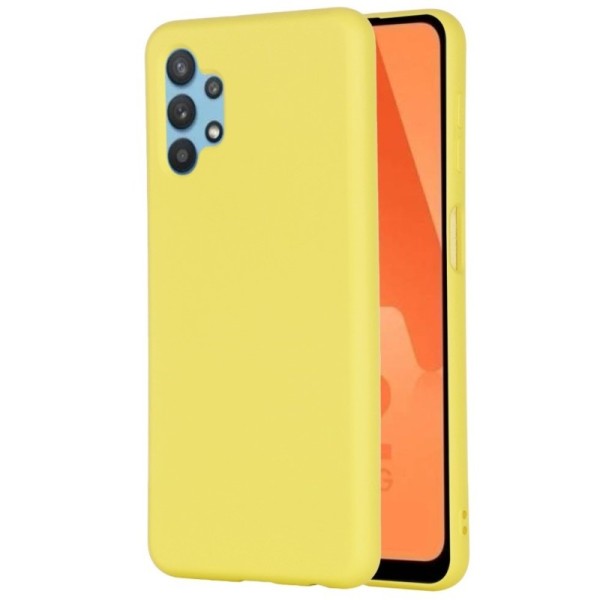 „Shell“ Kõva silikoon (TPU) kaaned - kollane (Galaxy A32 5G)