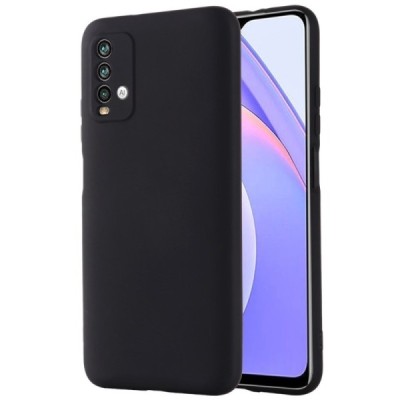 Xiaomi Redmi 9T 5G Shell kieto silikono TPU juodas dėklas - nugarėlė | Priedai.lt