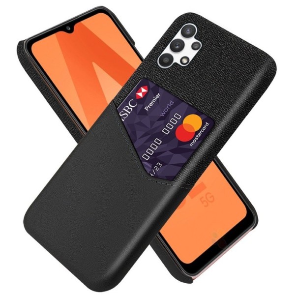 „KSQ“ Shell kaaned taskuga - must (Galaxy A32 5G)