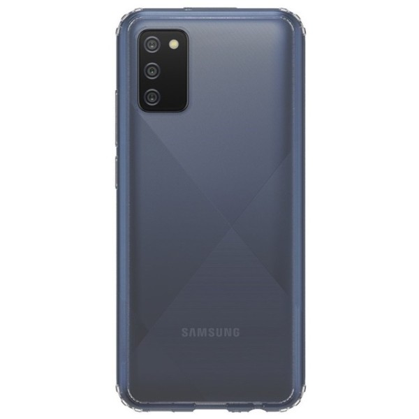 Kõva silikoon (TPU) akrilinis kaaned - läbipaistev (Galaxy M02s)