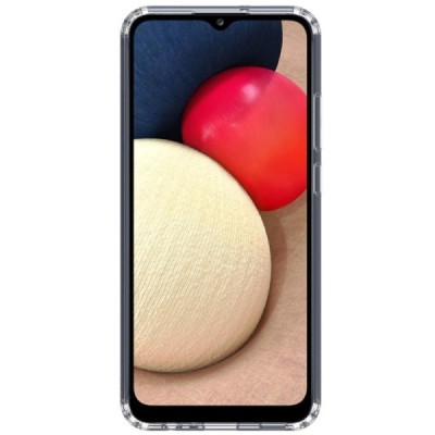 Samsung Galaxy M02s kieto silikono TPU skaidrus akrilo dėklas - nugarėlė | Priedai.lt