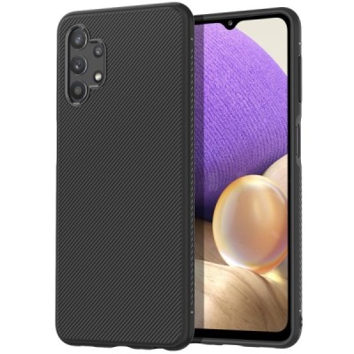 Samsung Galaxy A32 5G kieto silikono TPU juodas dėklas - nugarėlė | Priedai.lt