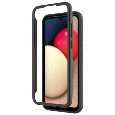 Samsung Galaxy M02s „R-Just“ skaidrus sustiprintos apsaugos dėklas | Priedai.lt