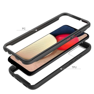 Samsung Galaxy M02s „R-Just“ skaidrus sustiprintos apsaugos dėklas | Priedai.lt