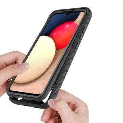 Samsung Galaxy M02s „R-Just“ skaidrus sustiprintos apsaugos dėklas | Priedai.lt