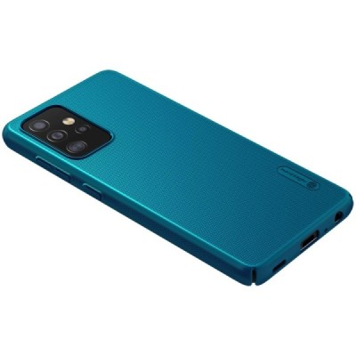 Samsung Galaxy A52 5G (A526B) „Nillkin“ Frosted Shield mėlynas plastikinis dėklas, nugarėlė | Priedai.lt