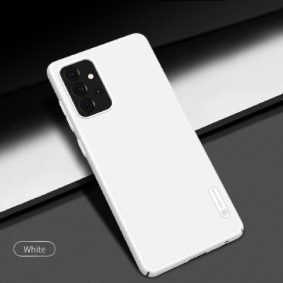 Samsung Galaxy A72 5G (A726B) „Nillkin“ Frosted Shield baltas plastikinis dėklas, nugarėlė | Priedai.lt
