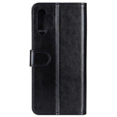 Samsung Galaxy A32 4G (A325F) atverčiamas juodas odinis dėklas - piniginė | Priedai.lt